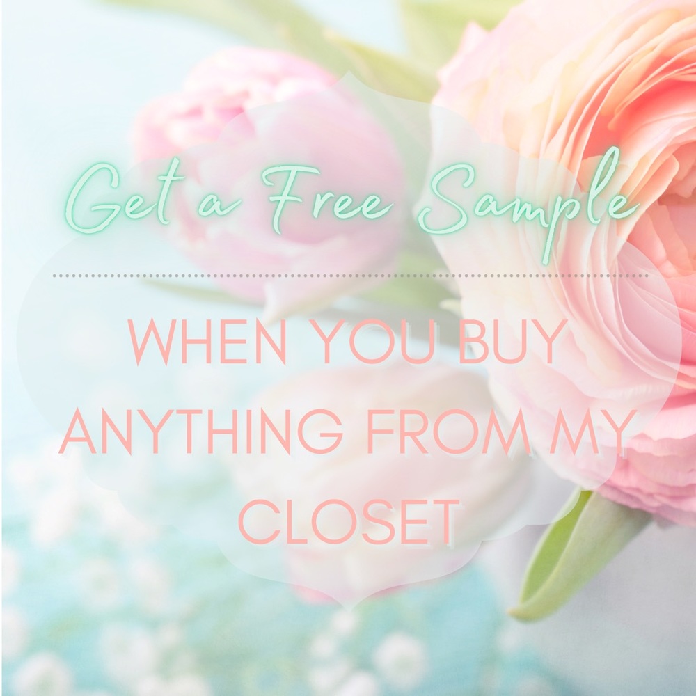 Get a Free Sample When You Buy Anything From My Closet